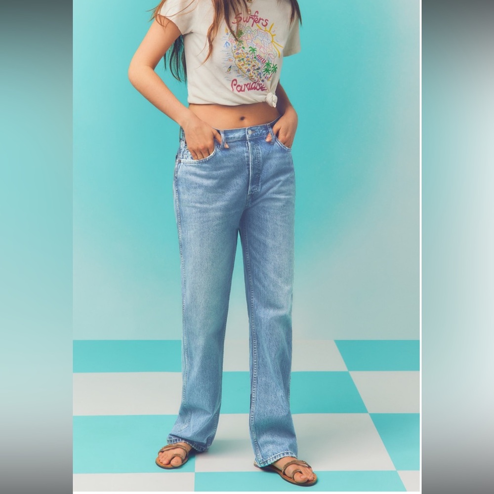 Originals 90's High Rise Loose in Blue Haze - Picture 5 of 8